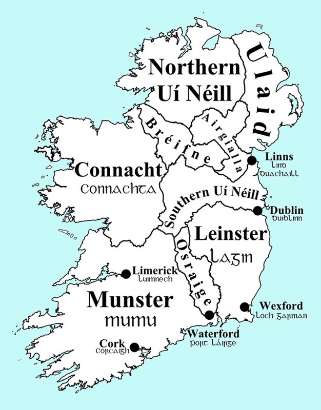 map of ireland