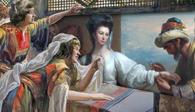 Michal despising David and Rebecca receiving bracelets