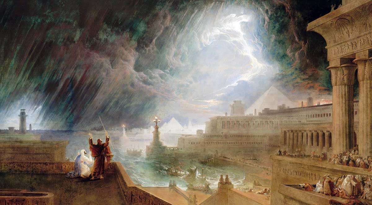 martin seventh plague of egypt painting
