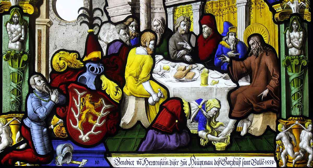 mary magdalene christs feet anointing with oil