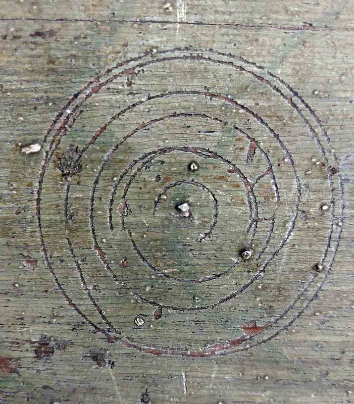 maze witch mark culross palace scotland