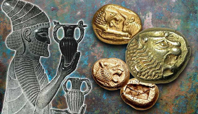 mesopotamian coins lydian lion