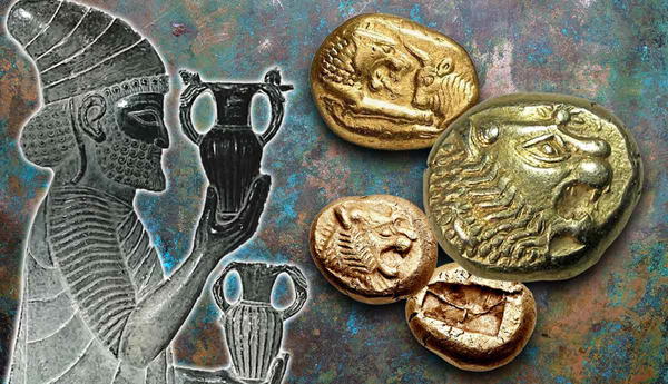 mesopotamian coins lydian lion