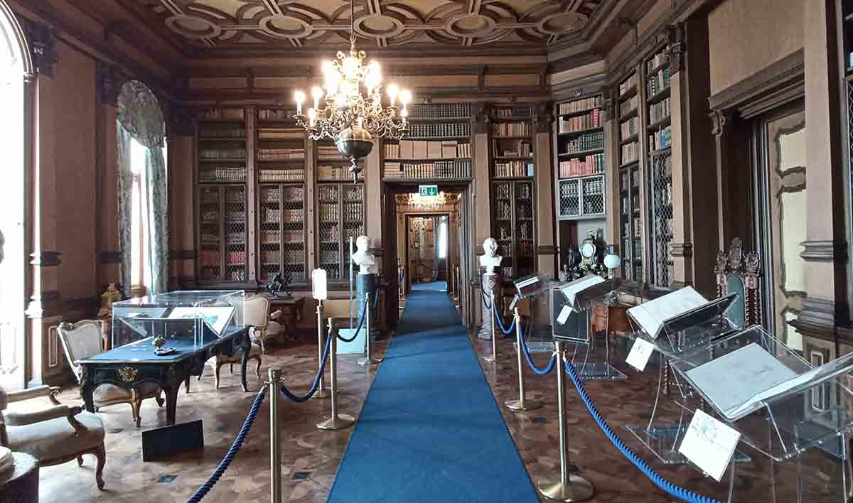 miramare castle library