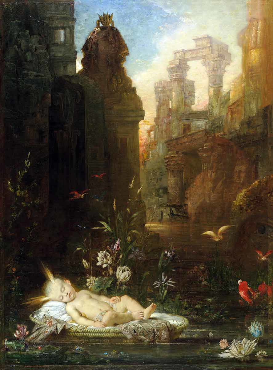 moreau cothe infant moses painting pentateuch