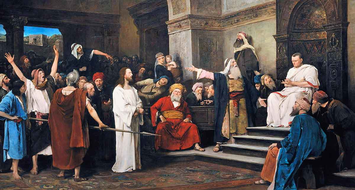 munkacsy christ pilate marriage new testament