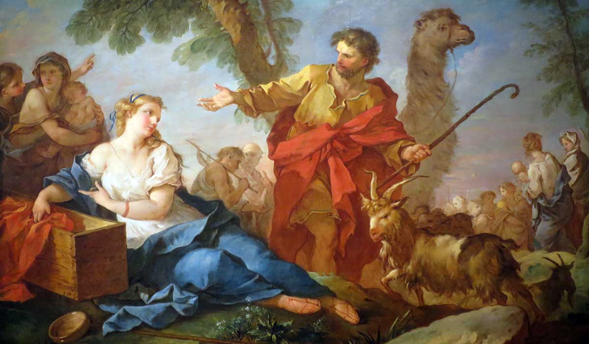 natoire jacob and rachel leaving marriage hebrew bible