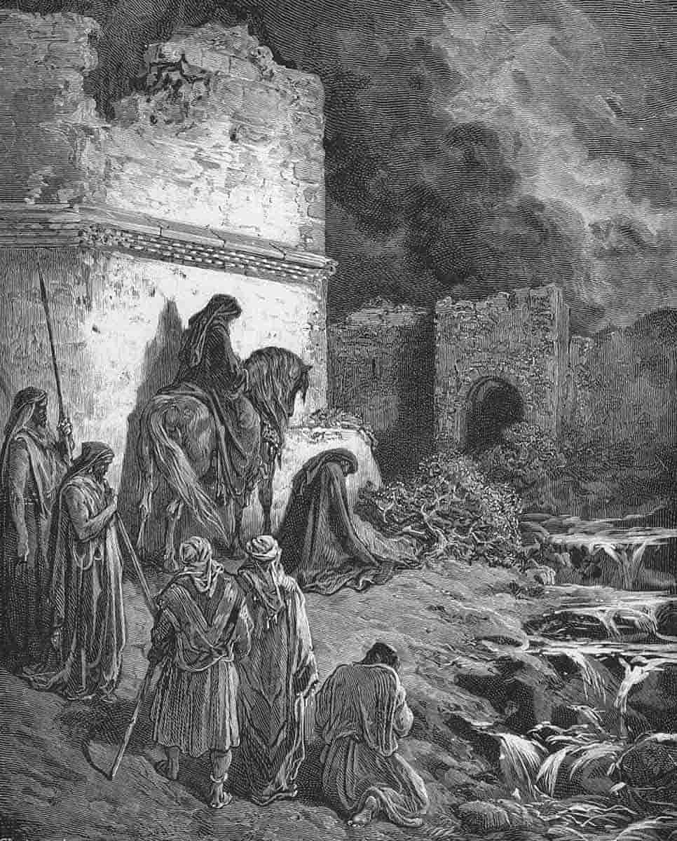 nehemiah views ruins jerusalem