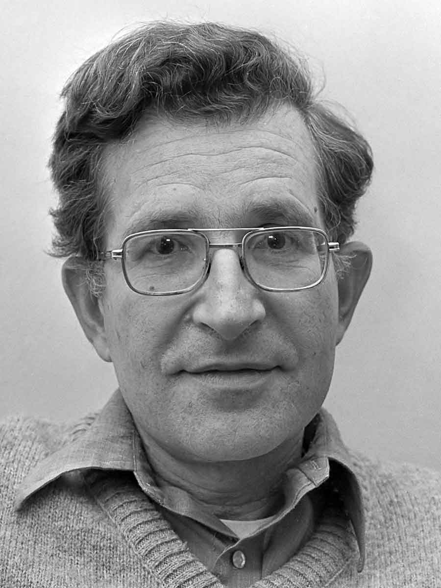 noam chomsky 1977 photo