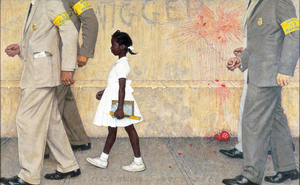 norman rockwell the problem painting