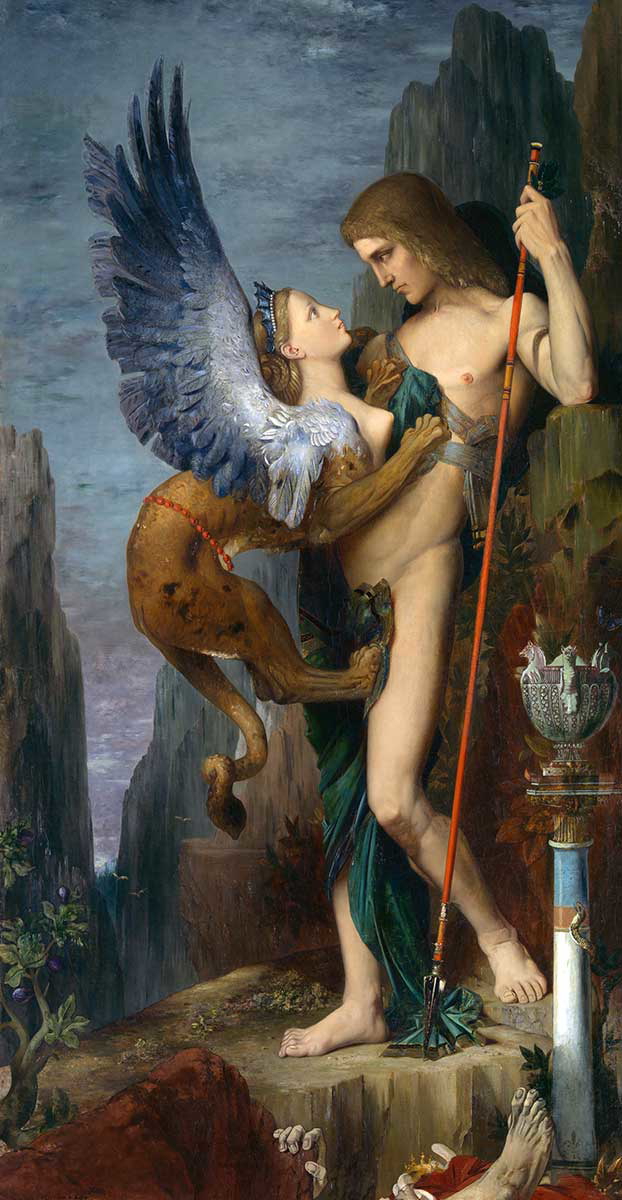 oedipus sphinx moreau