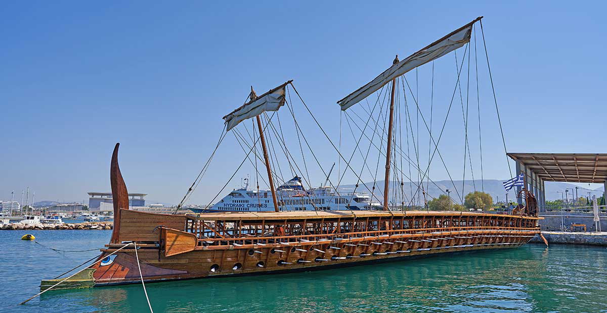 olympias trireme greece