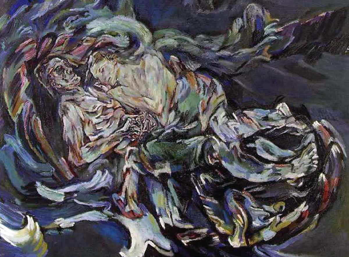 oskar kokoschka bride of wind painting