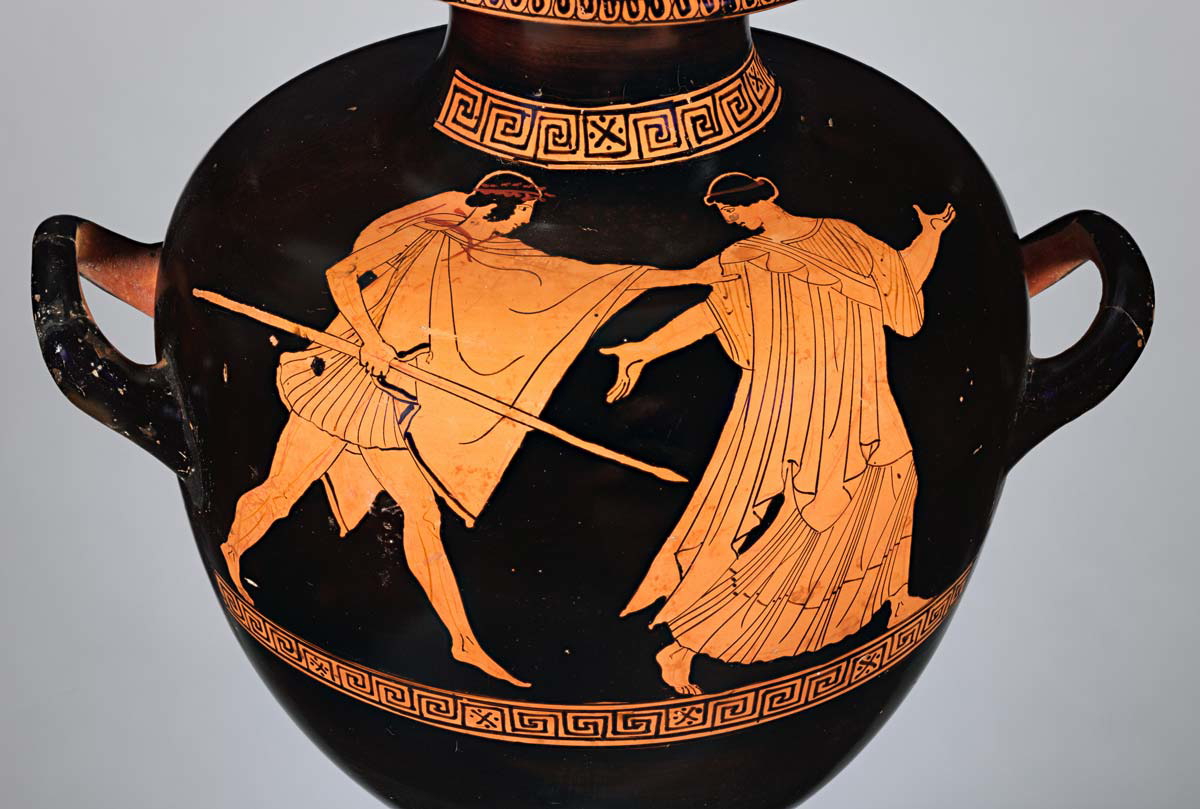 peleus pursuing thetis hydria