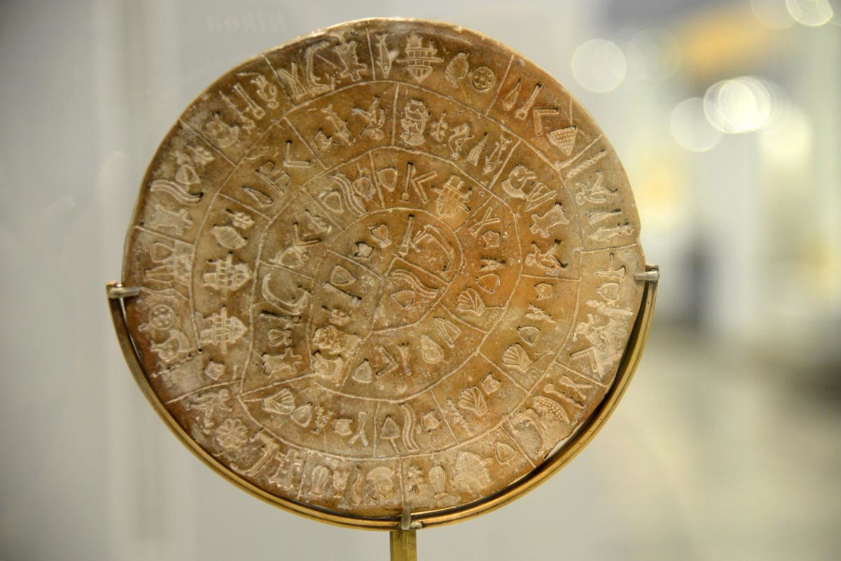 phaistos disc side b ancient script