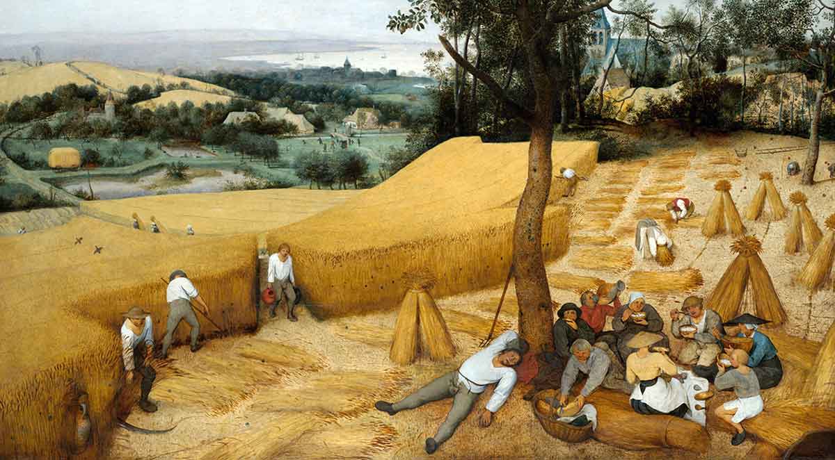 pieter bruegel elder harvesters paintings