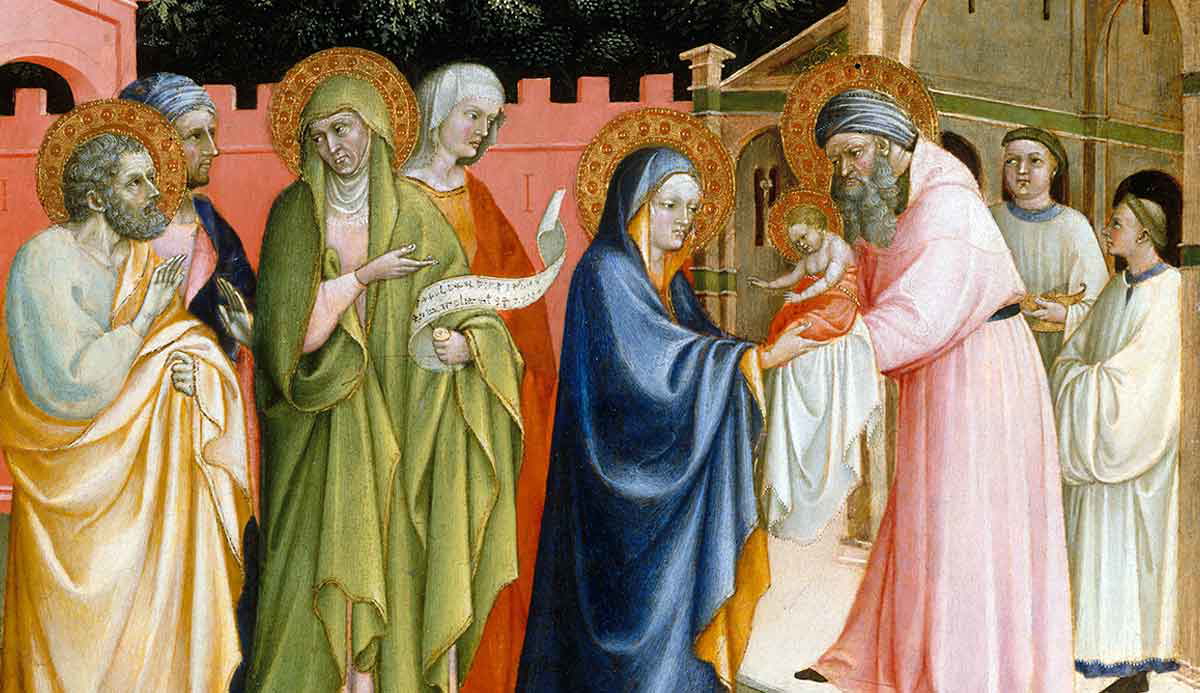 pirez the presentation in the temple painting
