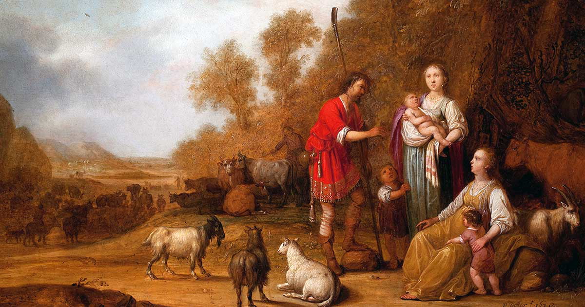 potter jacob urging leah rachel to flee