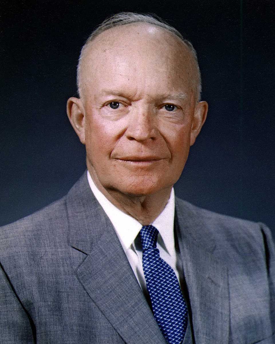 president dwight d eisenhower official portrait