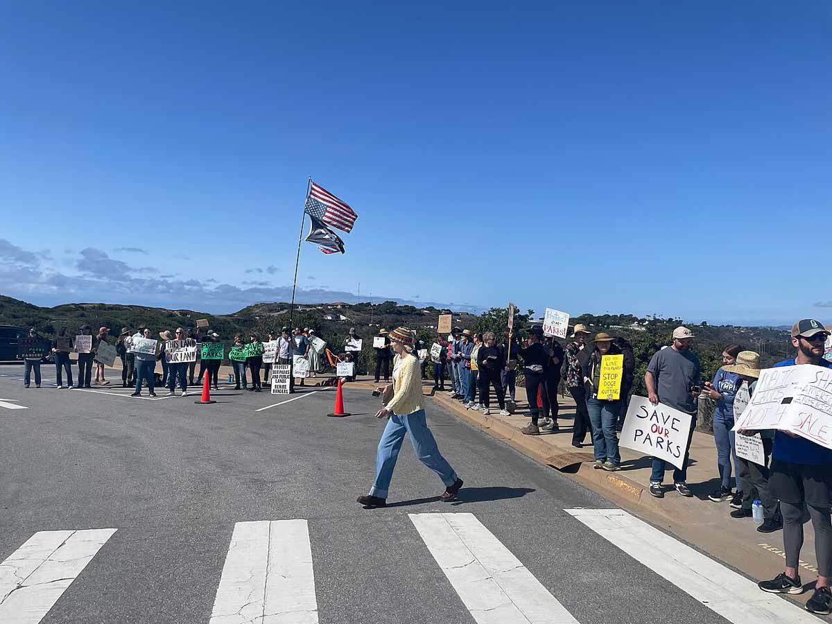 protestors march 2025 nps