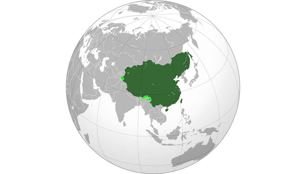 qing dynasty map