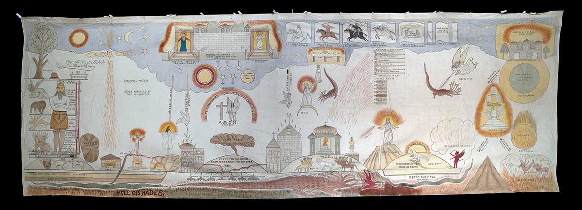 revival banner painting return of christ