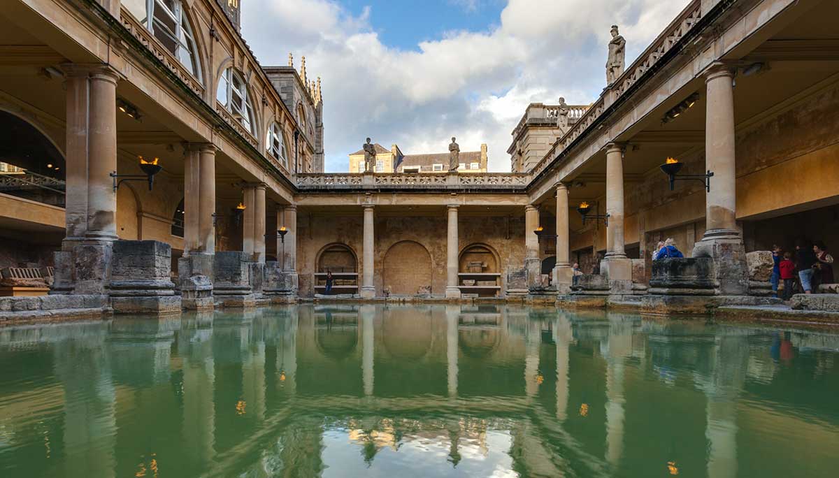 roman baths bath england
