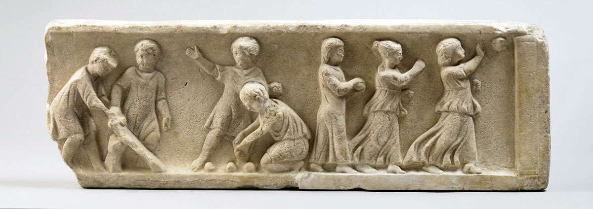 roman children playing ball games