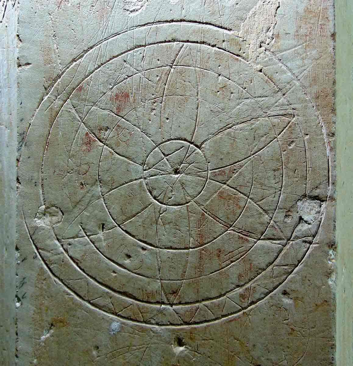 rosette daisy wheel mark worlington church england