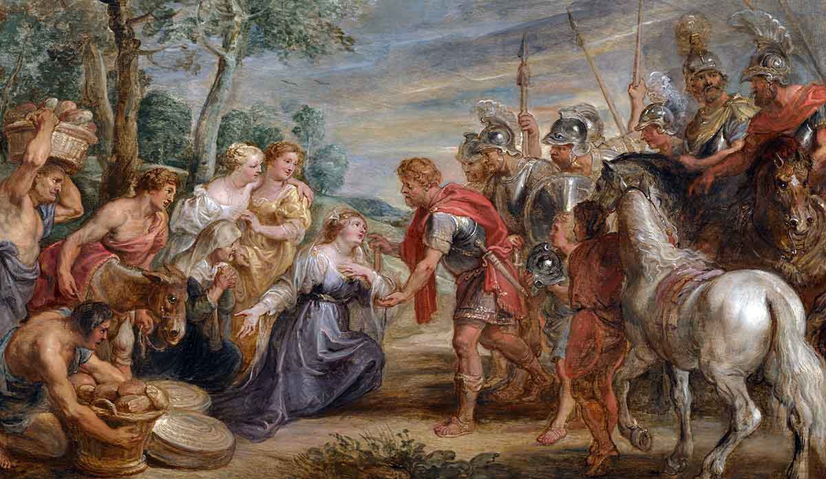 rubens the meeting of david and abigail