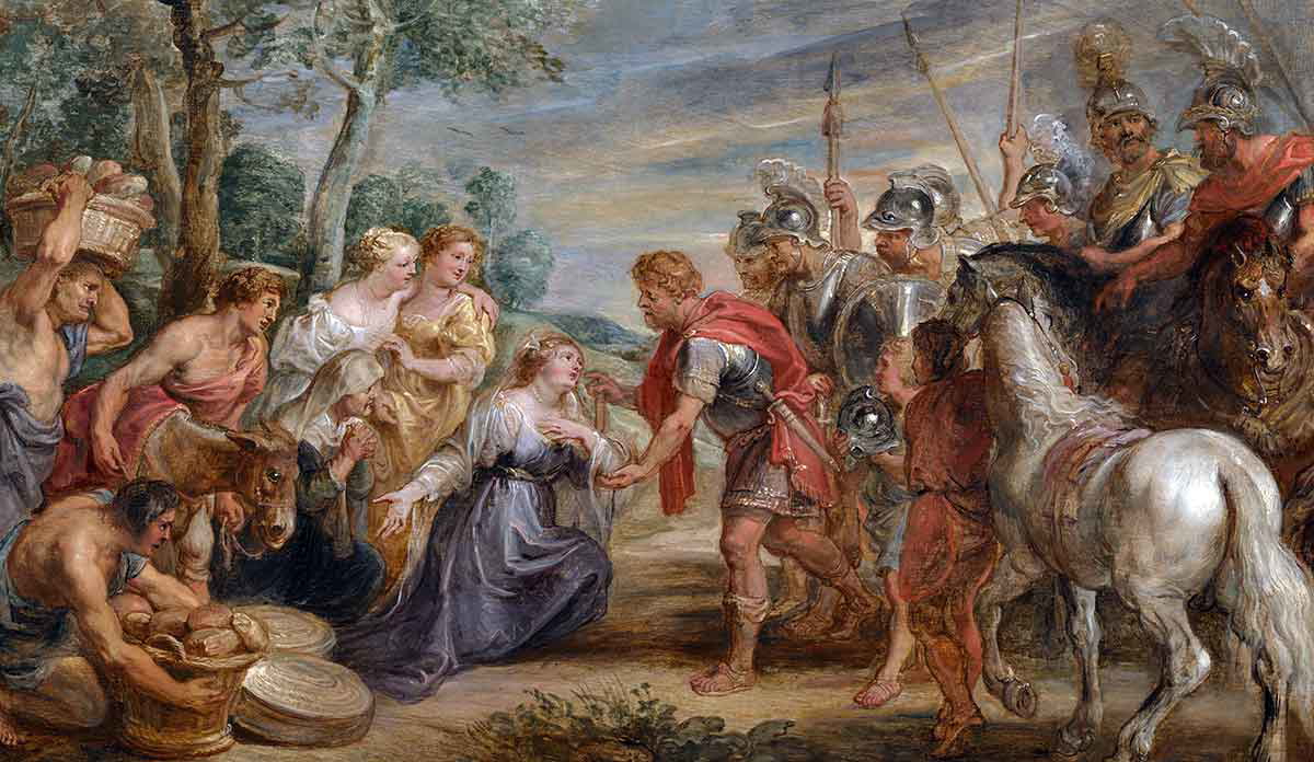 rubens the meeting of david and abigail