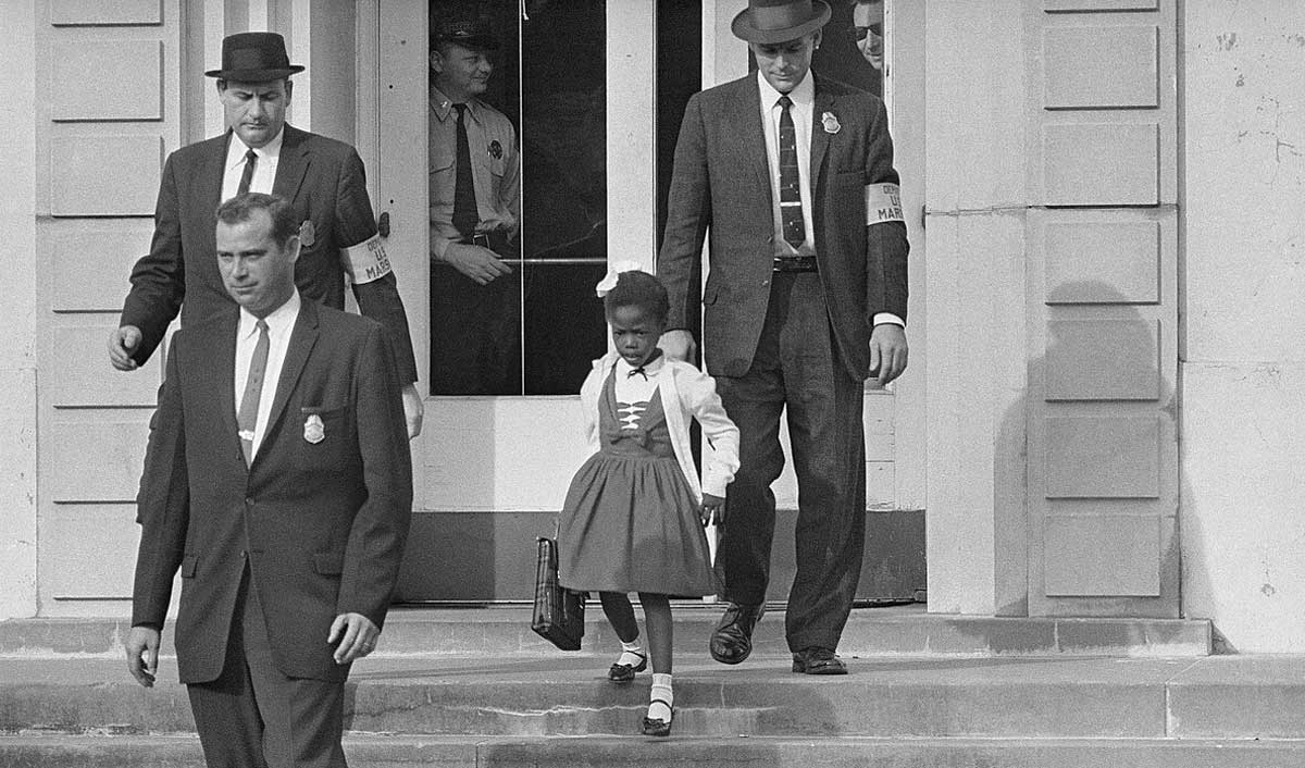 ruby bridges escort brown v board