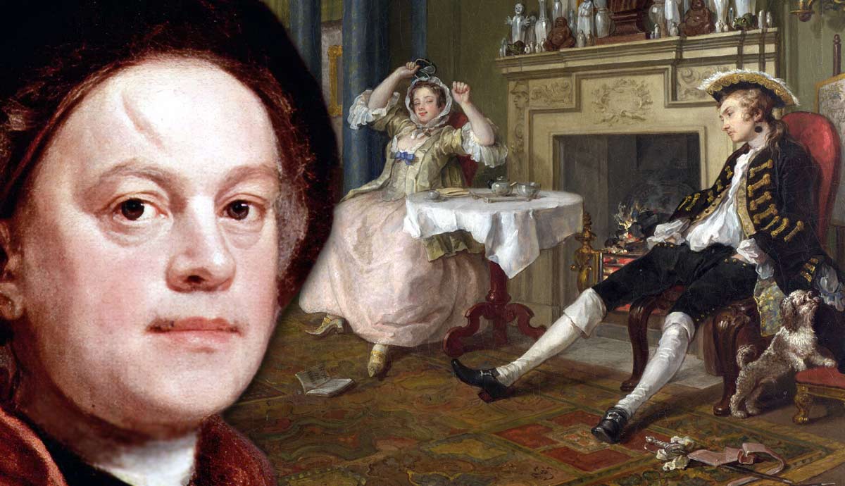Hogarth's Tête à Tête painting and portrait