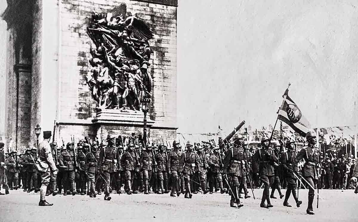siamese troops paris 1919
