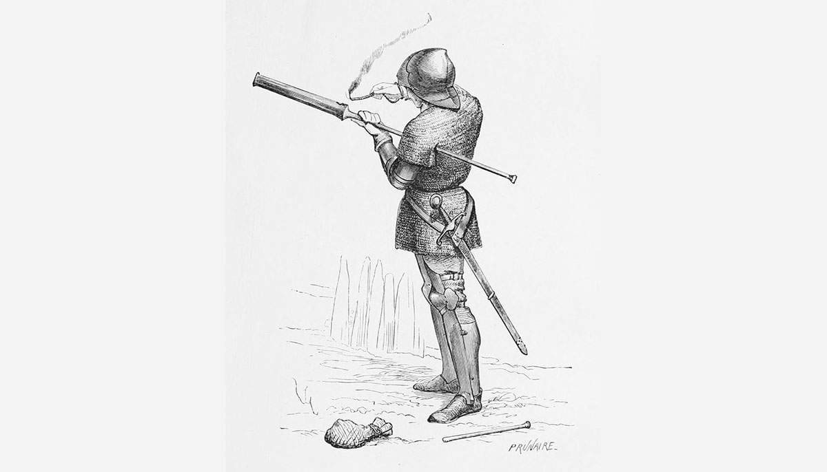 soldier handgonne illustration