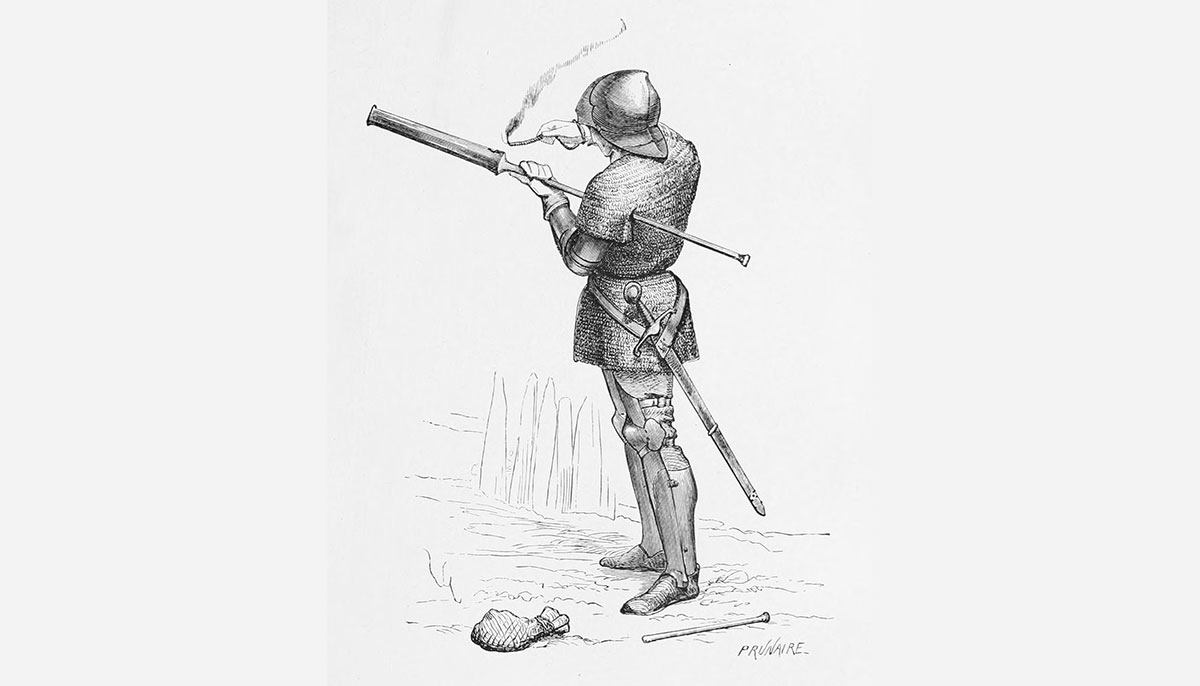 soldier handgonne illustration