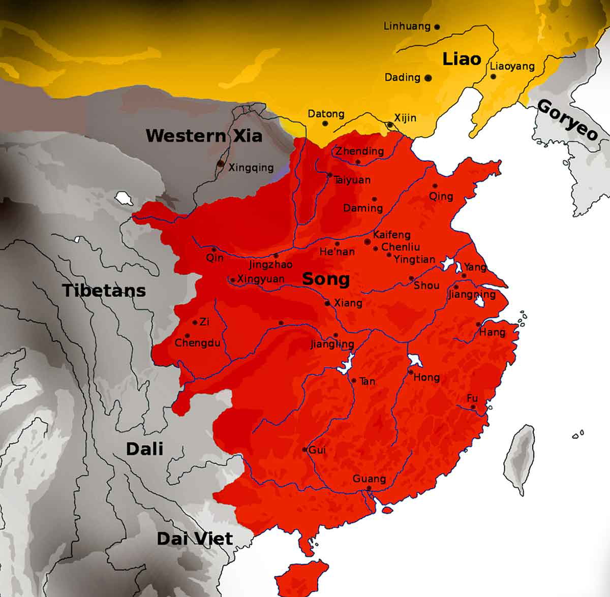 song dynasty map