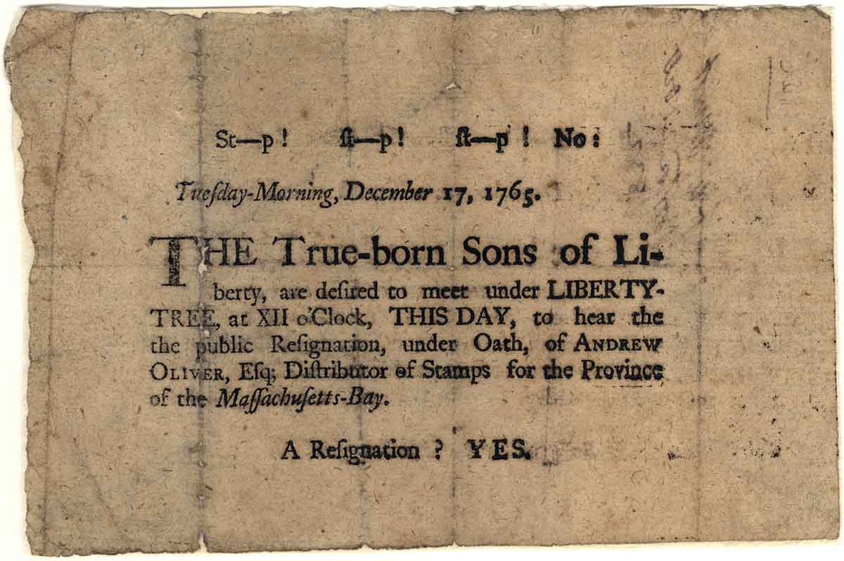 sons of liberty advert