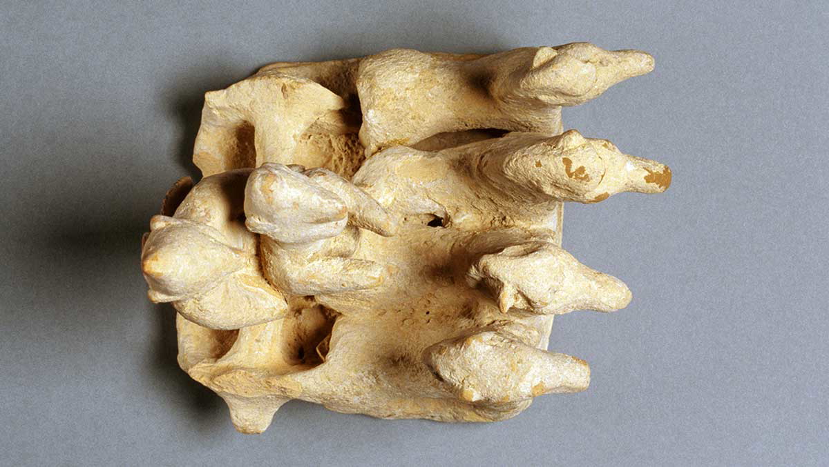 statuette of a quadriga with warrior and charioteer photograph