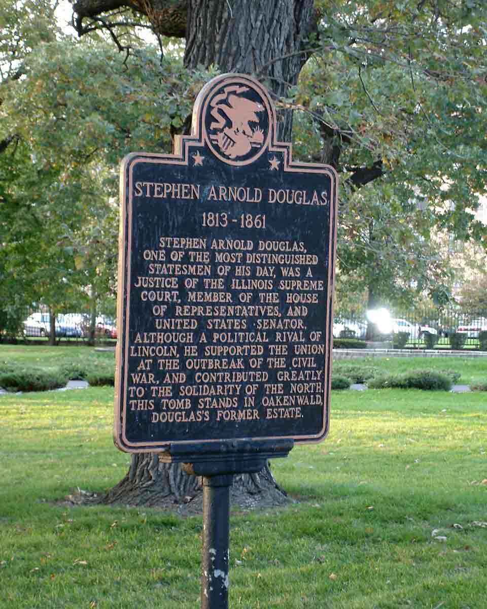 stephen douglas plaque