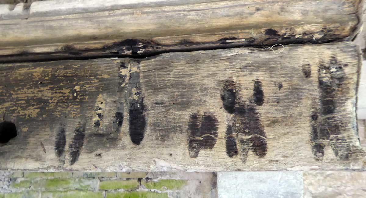 taper burn apotropaic marks shropshire england