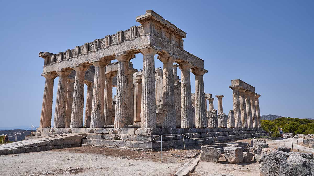 temple of aphaea aegina greece