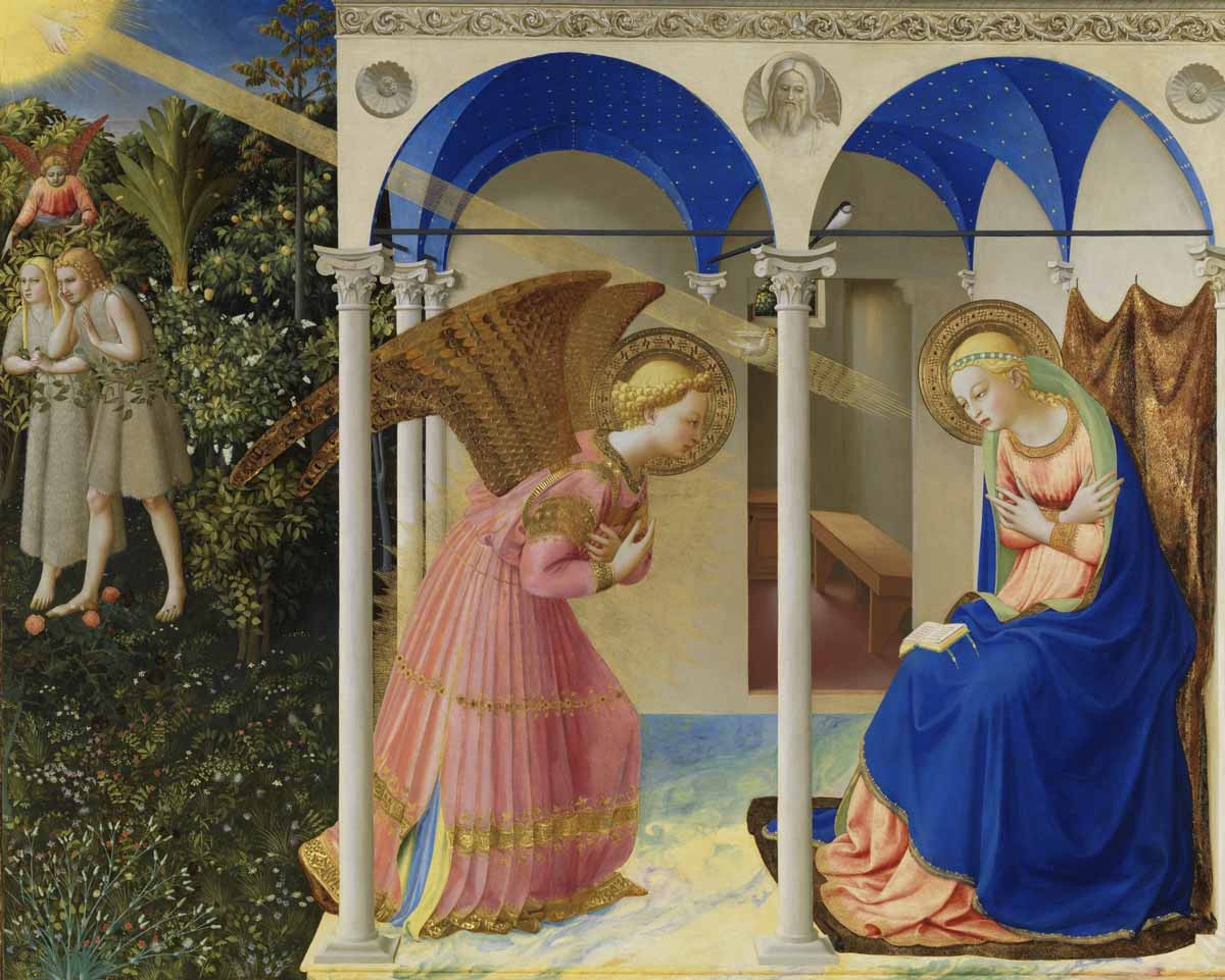 the annunciation fra angelico