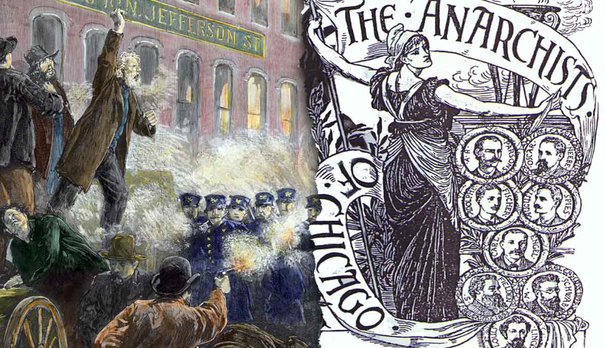 Haymarket Riot and Chicago Anarchists illustration
