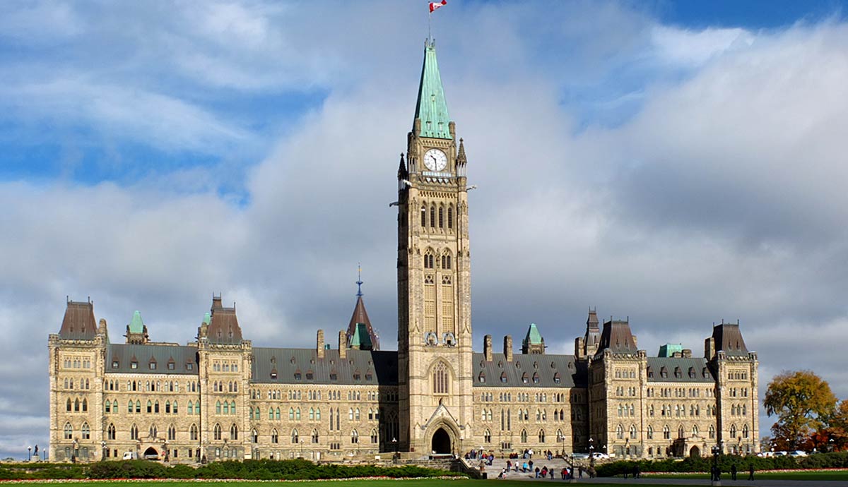 the parliament building Ottawa Canada
