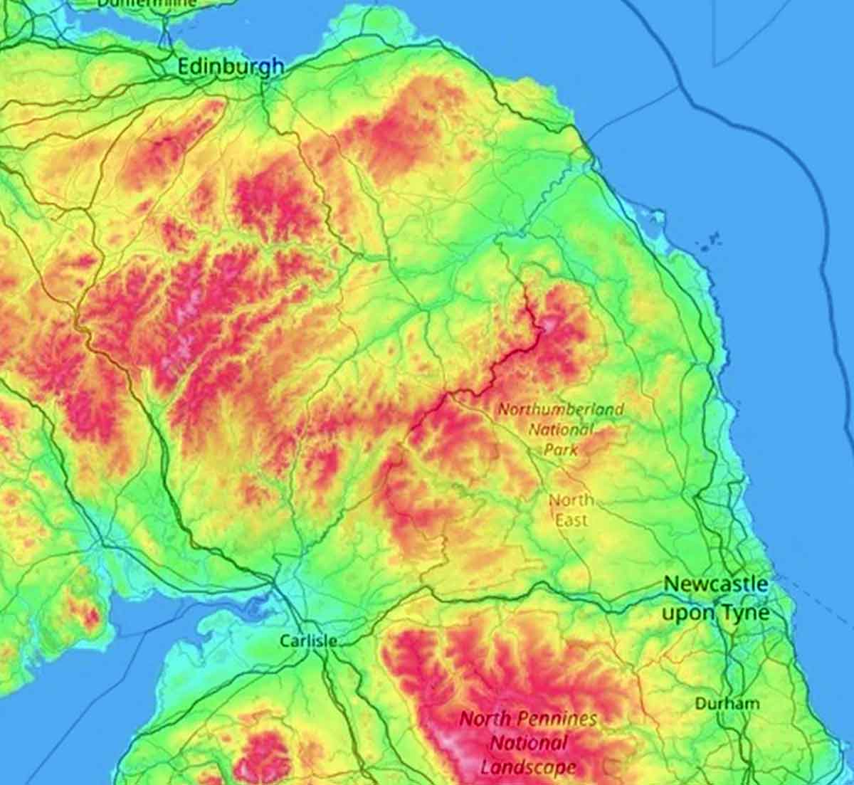 topograhpical map anglo scot