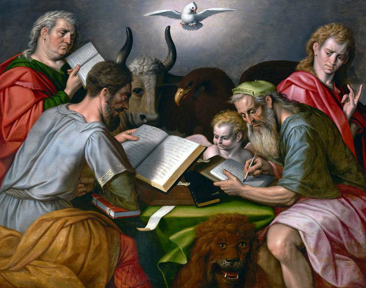 van montfoort the four evangelists painting