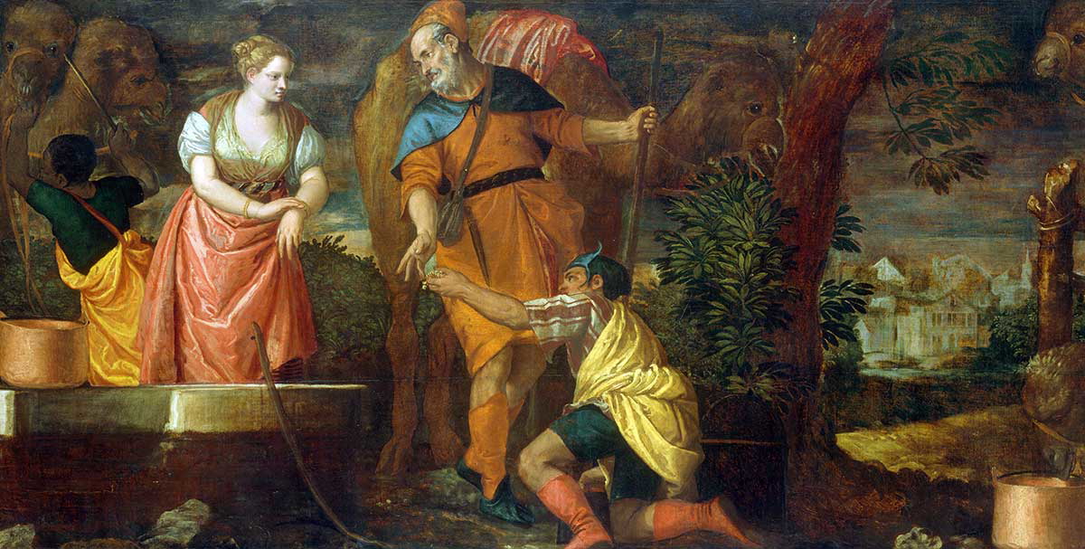 veronese rebecca at the well painting