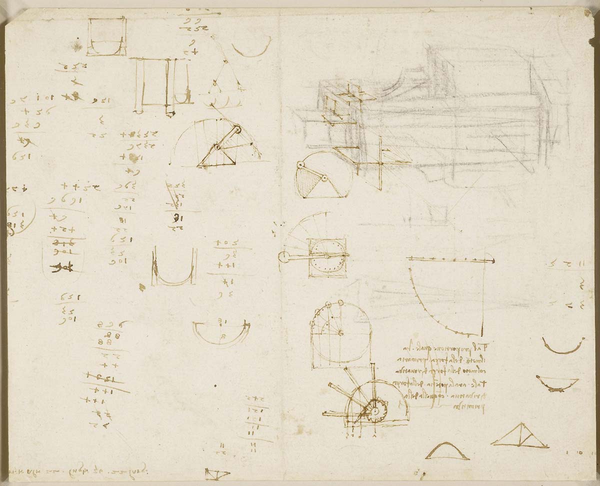 verso calculations sketches