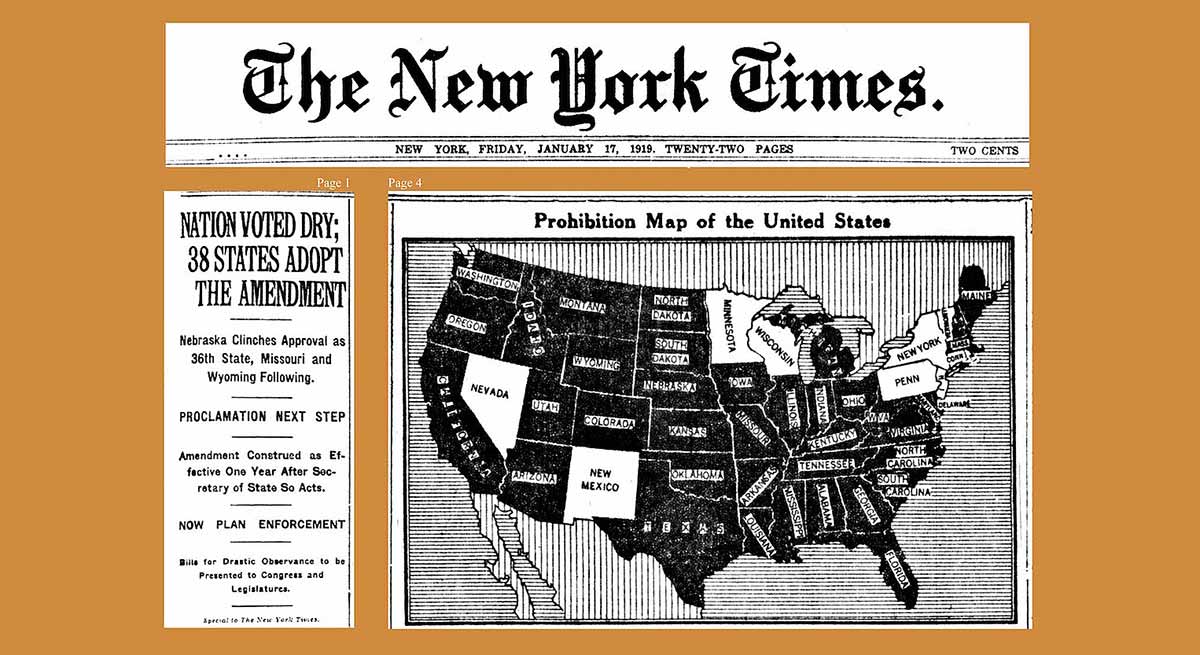 volstead act map